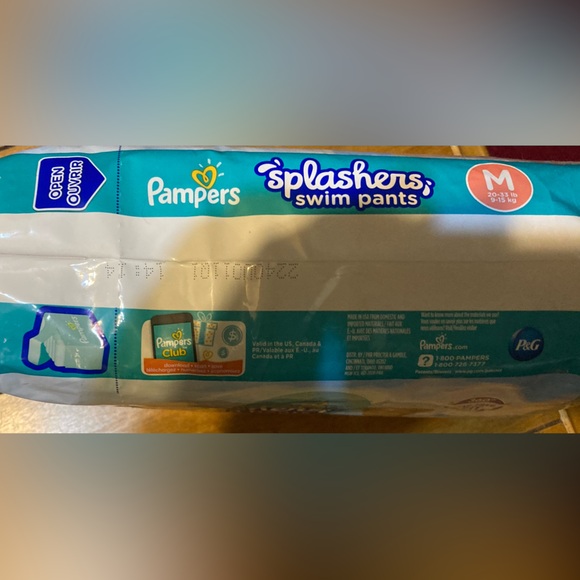 NWT Pampers Splasher Disposable Swim Pants Size Medium - Picture 7 of 7